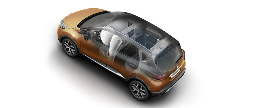 Front and side airbags