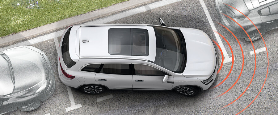 Front and rear parking sensors