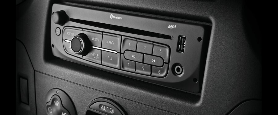 Radio + Bluetooth + Steering Wheel Mounted Controls