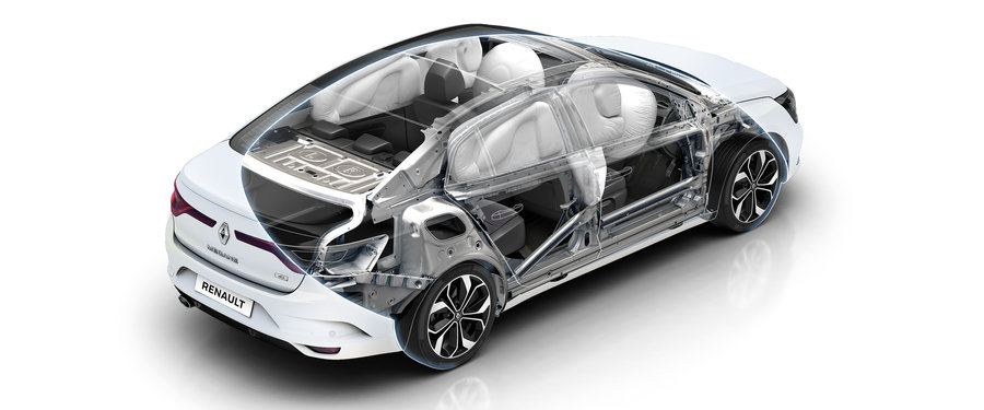 Front, side and curtain airbags